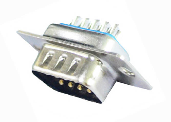 Mavi DB 9 Pin D Tipi Konnektör PCB Devre Kartı İçin Düz Tip DP Soket