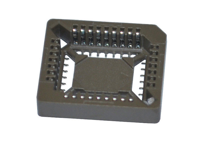 32 Pin PLCC IC Soket Konnektör 1.27mm Pitch SMT Tipi Altın / Kalay Kaplama