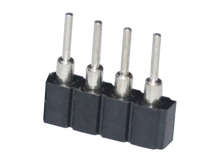 1x4 Pin Yuvarlak Kadın Pin Header Plastik Tahta Kurulu Pin Header 1.27mm