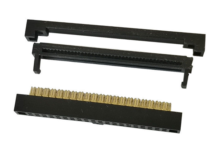 Üç Parçalı Stil IDC Konektörü 1.27mm Tel Kurulu Fosfor Bronz İletişim