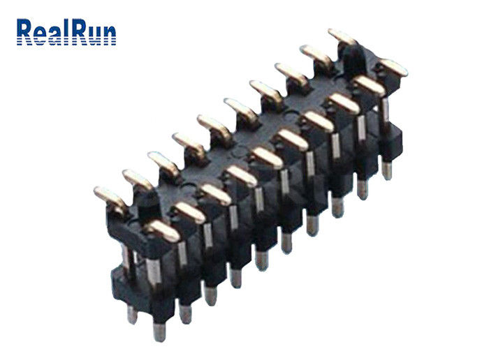 SMD 100P 20 Kutuplu 1.0 * 1.5mm Çift Sıralı Başlık Konektörü 0.75A