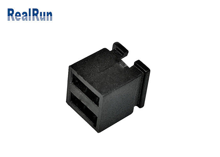 2.54mm 2 * 2P 4 Pin Mini Konnektör Açık Tip Atlama Teli Kapağı H = 6.0