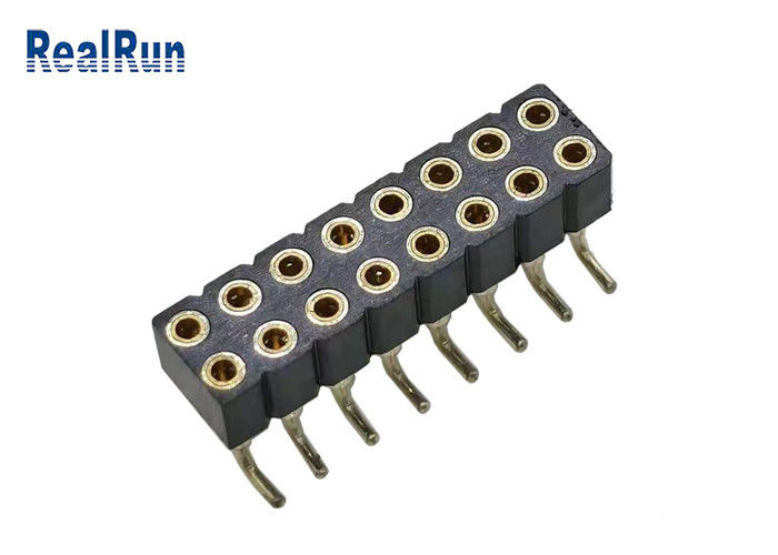 PBT PA6T PPS L7.40 Dişi Başlık Konektörü 2.54mm Pitch SMT SMD ISO9001