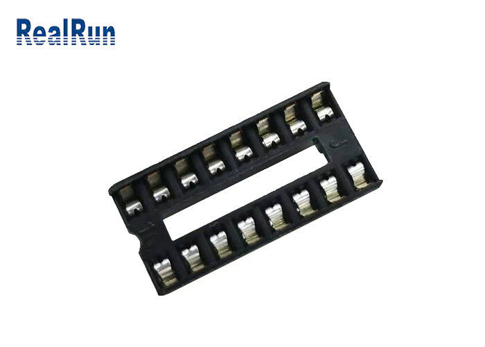 2×8P DIP Sıra PBT İzolatör IC Soket PA6T UL94V-0 PCB Anakart Konnektörü