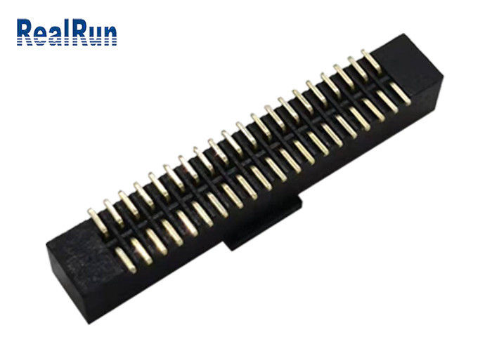 LCP Pirinç PA6T Başlık Idc Konnektör Erkek 40 Pinli SMD Pin Kutusu DC2A Kapaklı