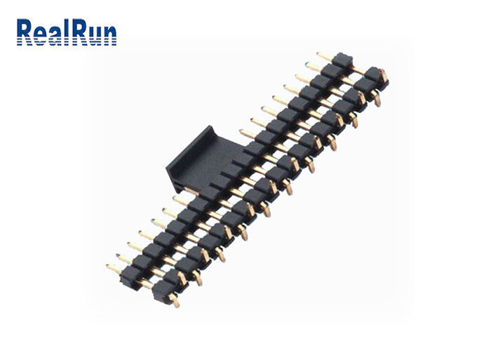Tek Sıralı Çift Plastik SMD Erkek Konnektör LCP Fiber Pcb Başlık Konektörü