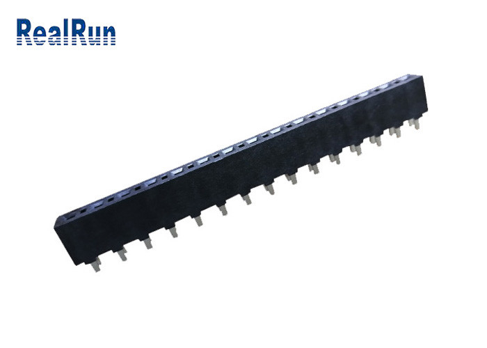 LCP Smt Başlık Konektörü DC500V Dip Kaynak 1*15P Kalay Kaplama PBT PA6T