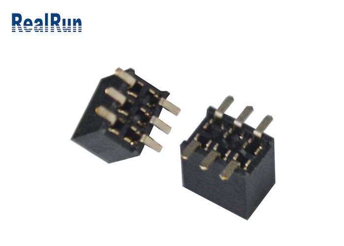 ISO9001 Dişi Başlık Konektörü 1.27mm PCB Yüzey Montaj Kartı - Pano Konektörü