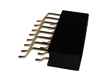 Çift Sıralı Kadın Başlık Bağlayıcı 2.54mm SMT Tip 16 Pimli Yatay