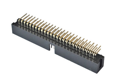 Dik Açı Pcb Konnektörü 90 Derece Kutu Tipi 2.54mm Pitch 50 Pin Başlığı