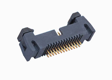Düz Örtülmüş Pin Header Konnektör Çift Sıra Kısa Mandal 2.54mm 20 Pin