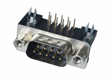 9 Pin Erkek DB DR D SUB Konektörü Altın / Kalay Kaplama Kontak Malzemeleri