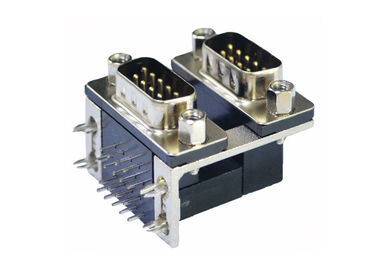 İki Satır D SUB Bağlayıcı 9 Pin D Tipi Erkek Bilgisayar Oyunu Joystick Için