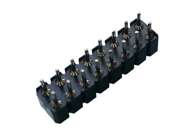 İşlenmiş Yuvarlak Kadın Pin Başlığı Konektörü DIP PPS 2.54mm 180 ° UL94V 0